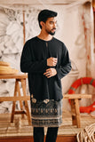 The Harbour Men Kurta - Black