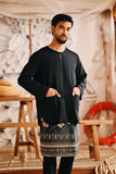 The Harbour Men Kurta - Black