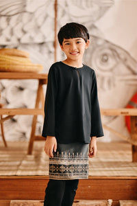 The Harbour Kurta - Black