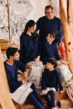 The Harbour Men Kurta - Navy Blue