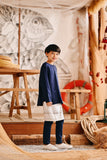 The Harbour Kurta - Navy Blue