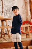 The Harbour Kurta - Navy Blue