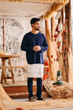 The Harbour Men Kurta - Navy Blue