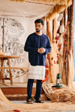 The Harbour Men Kurta - Navy Blue