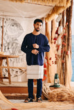 The Harbour Men Kurta - Navy Blue