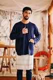 The Harbour Men Kurta - Navy Blue