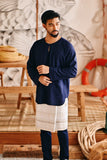 The Harbour Men Kurta - Navy Blue