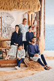 The Harbour Men Kurta - Navy Blue