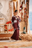 The Harbour Folded Skirt - Mangosteen