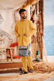 The Harbour Men Kurta - Dijon Mustard