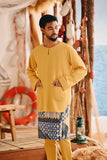 The Harbour Men Kurta - Dijon Mustard