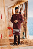 The Harbour Men Kurta - Mangosteen