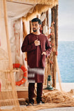 The Harbour Men Kurta - Mangosteen