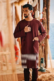 The Harbour Men Kurta - Mangosteen