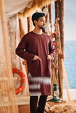 The Harbour Men Kurta - Mangosteen