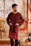 The Harbour Men Kurta - Mangosteen