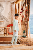 The Harbour Kurta - Tiffany Blue