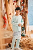 The Harbour Kurta - Tiffany Blue