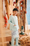 The Harbour Kurta - Tiffany Blue