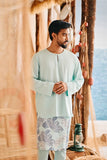 The Harbour Men Kurta - Tiffany Blue