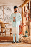 The Harbour Men Kurta - Tiffany Blue