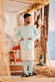 The Harbour Men Kurta - Tiffany Blue