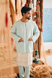 The Harbour Men Kurta - Tiffany Blue