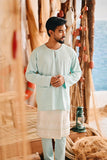 The Harbour Men Kurta - Tiffany Blue