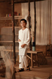 The Asal Kita Baju Melayu Teluk Belanga - Off White