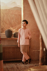 The Asal Kita Baju Melayu Teluk Belanga - Dusty Pink