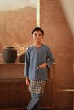 The Asal Kita Baju Melayu Teluk Belanga - Coronet Blue