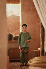 The Asal Kita Baju Melayu Teluk Belanga - Sage Green