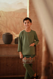 The Asal Kita Baju Melayu Teluk Belanga - Sage Green