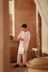 The Asal Kita Baju Melayu Teluk Belanga - Coral Blush