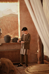 The Asal Kita Baju Melayu Teluk Belanga - Dark Olive