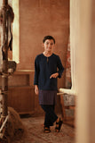 The Asal Kita Baju Melayu Teluk Belanga - Navy