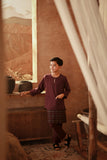The Asal Kita Baju Melayu Teluk Belanga - Royal Burgundy