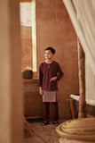 The Asal Kita Baju Melayu Teluk Belanga - Royal Burgundy
