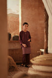 The Asal Kita Baju Melayu Teluk Belanga - Royal Burgundy