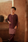 The Asal Kita Baju Melayu Teluk Belanga - Royal Burgundy