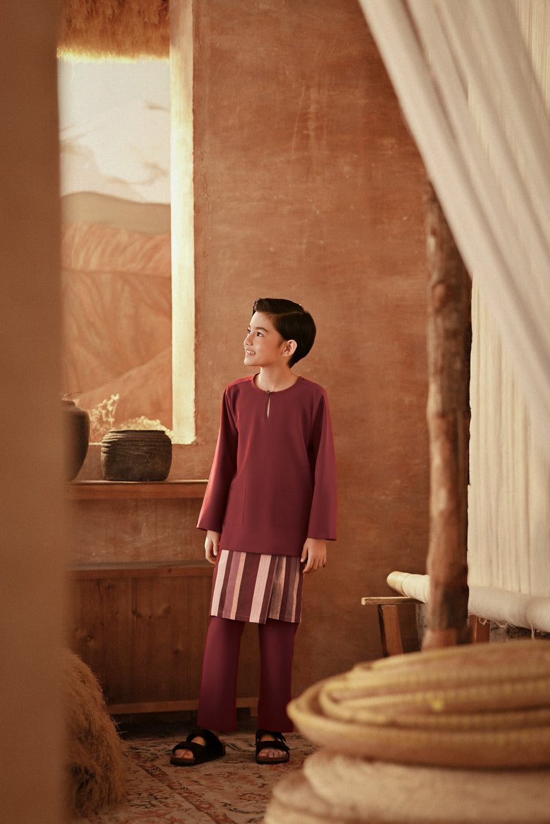 The Asal Kita Baju Melayu Teluk Belanga - Rumba Red