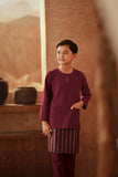 The Asal Kita Baju Melayu Teluk Belanga - Maroon