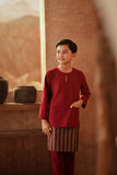 The Asal Kita Baju Melayu Teluk Belanga - Maroon