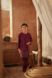 The Asal Kita Baju Melayu Teluk Belanga - Maroon