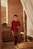 The Asal Kita Baju Melayu Teluk Belanga - Maroon