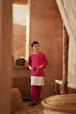The Asal Kita Baju Melayu Teluk Belanga - Deep Fuchsia