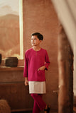 The Asal Kita Baju Melayu Teluk Belanga - Deep Fuchsia