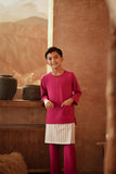 The Asal Kita Baju Melayu Teluk Belanga - Deep Fuchsia