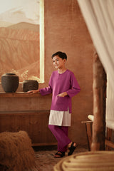 The Asal Kita Baju Melayu Teluk Belanga - Deep Fuchsia