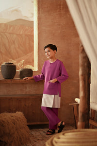 The Asal Kita Baju Melayu Teluk Belanga - Deep Fuchsia
